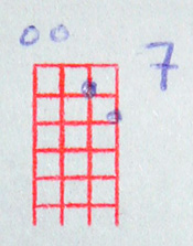 fret stamp impression marked